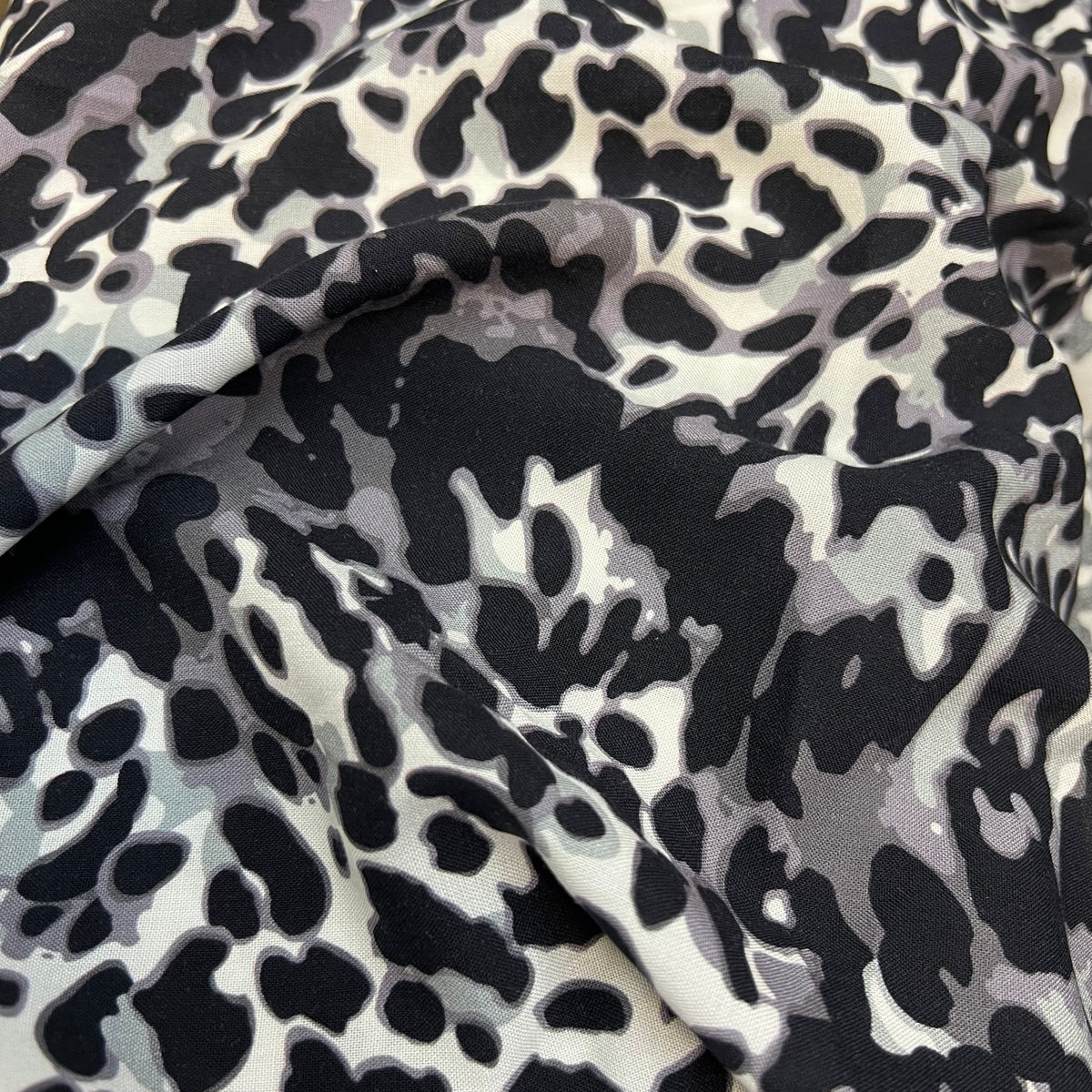 3 Metres Soft Cotton Viscose Fabric (58 Inches) - Multi Coloured Animal Print 2