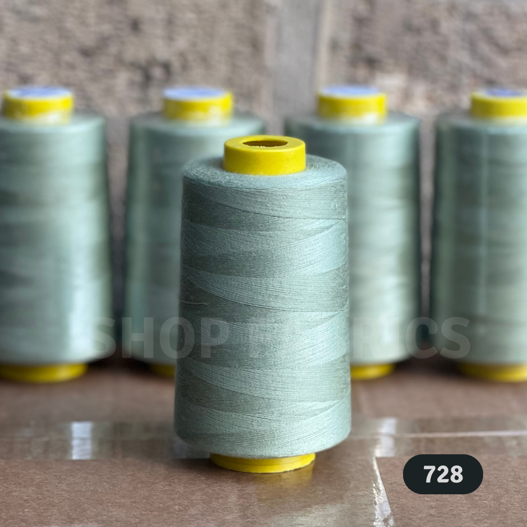 4 overlock thread cones 5000 yards 120s spun polyester colour 690