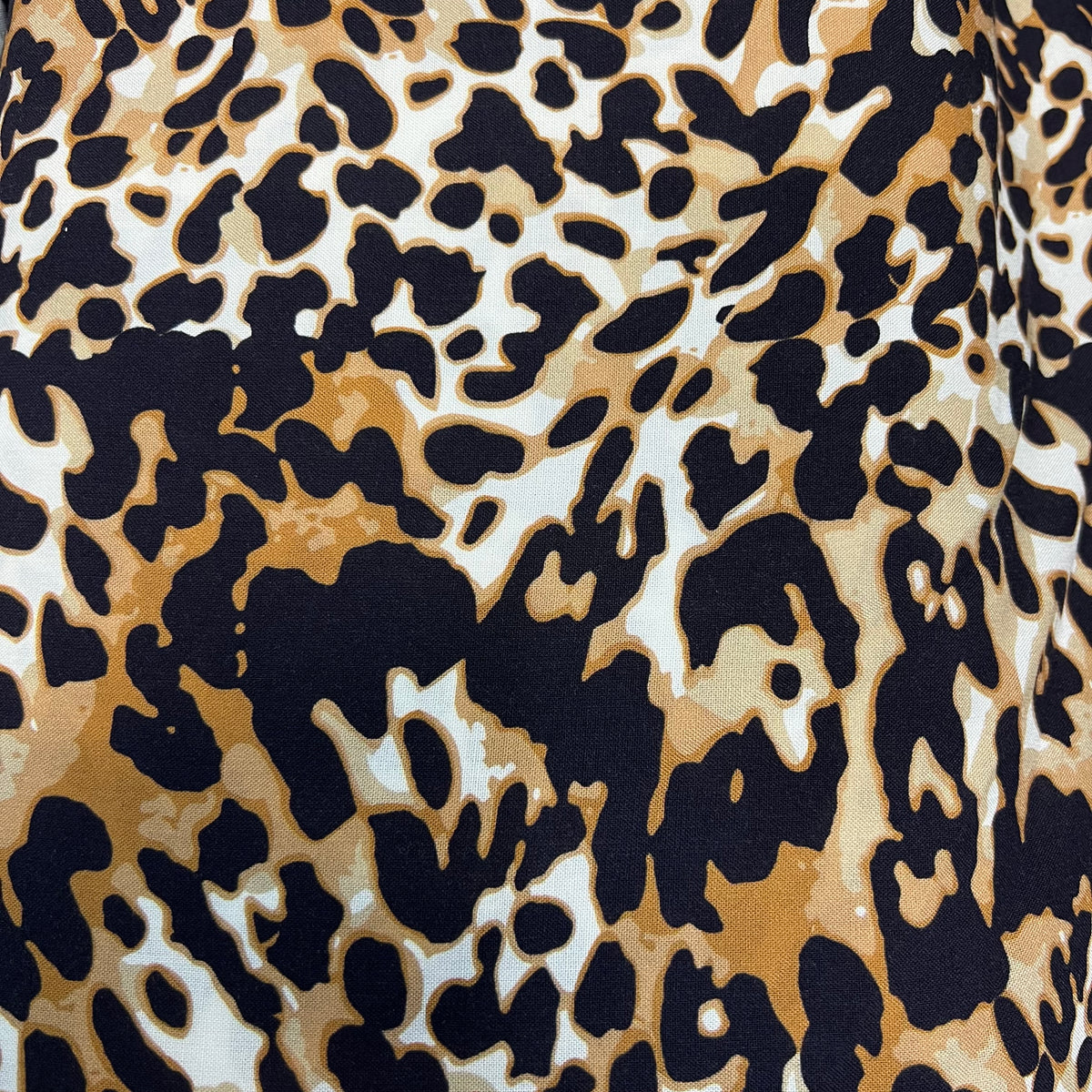 3 Metres Soft Cotton Viscose Fabric (58 Inches) - Multi Coloured Animal Print 3