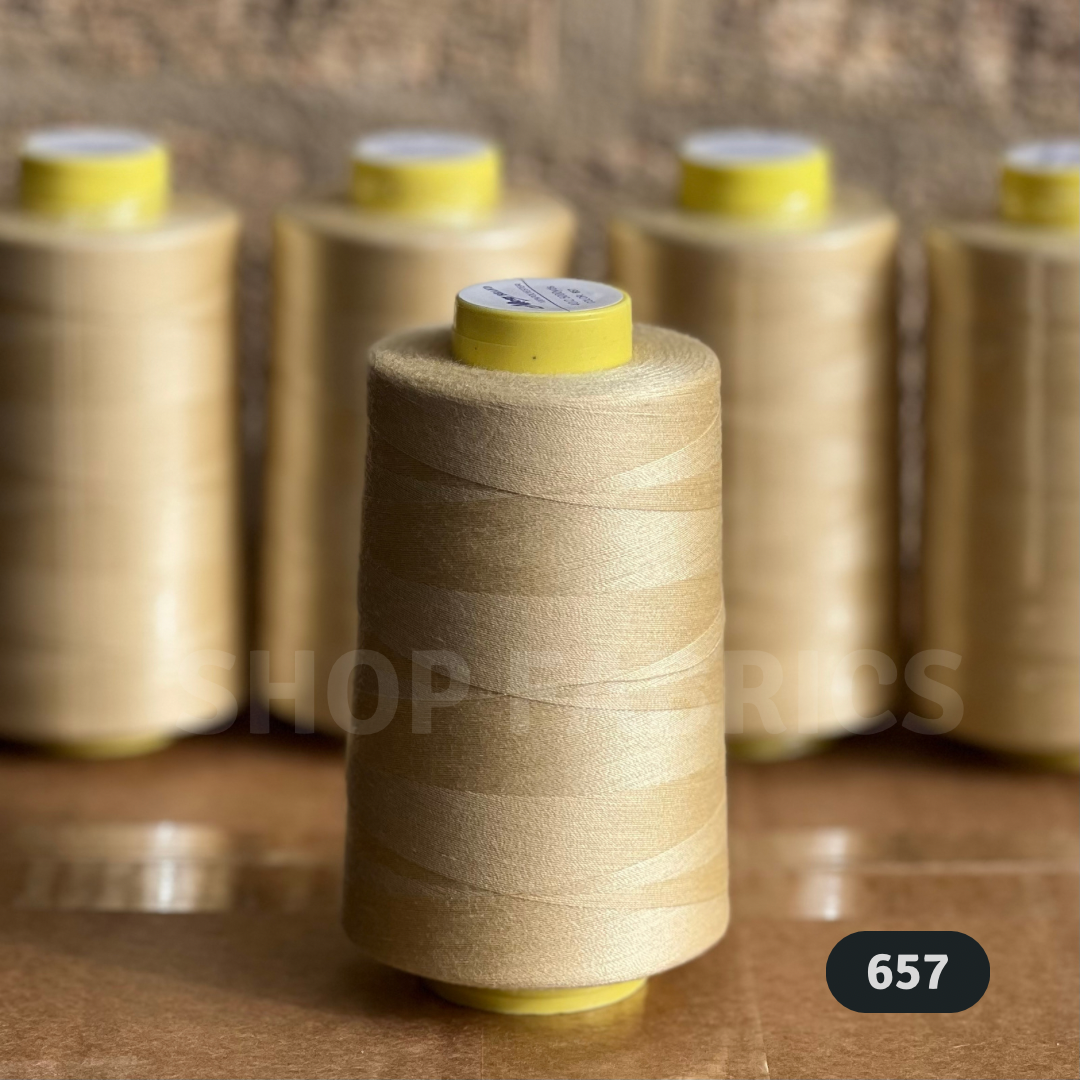 4 overlock thread cones 5000 yards 120s spun polyester colour 630