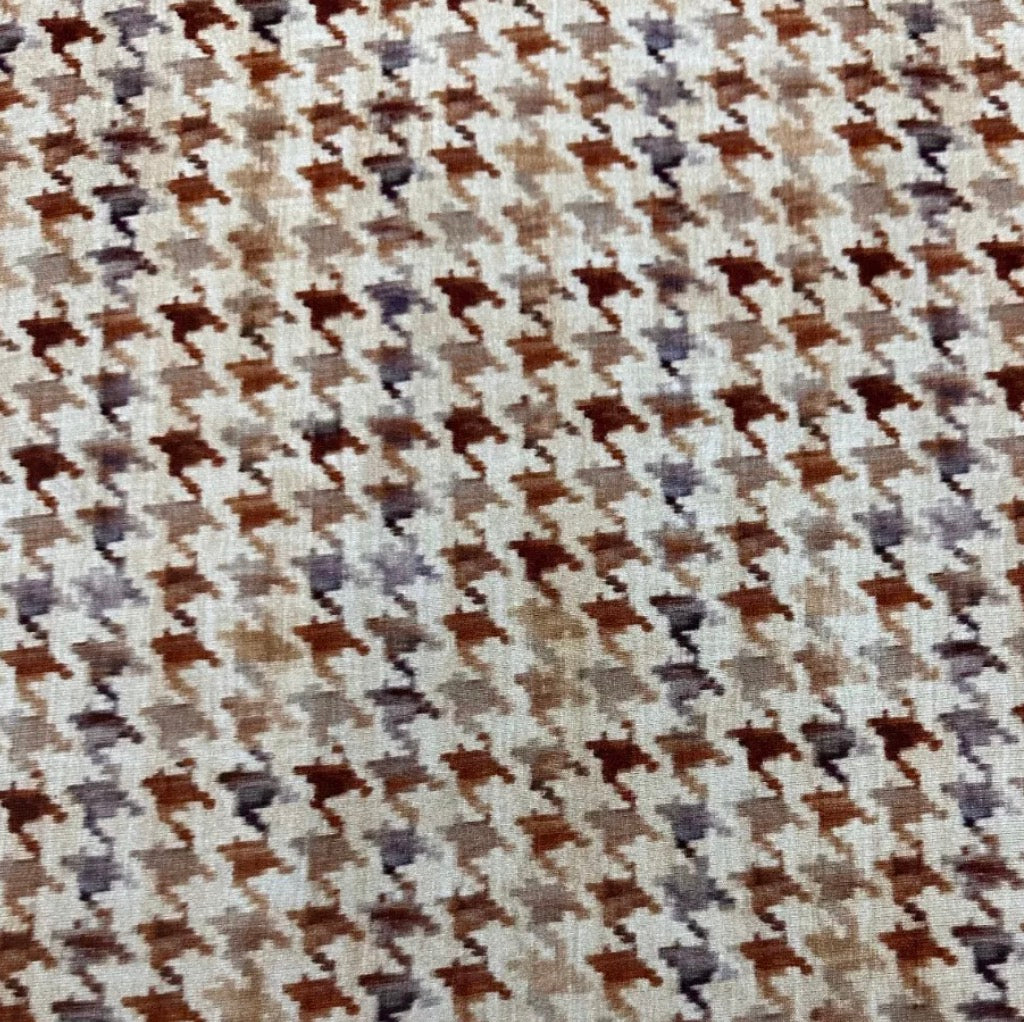 3 metres black cream random print viscose elastane single jersey fabric 58 inches