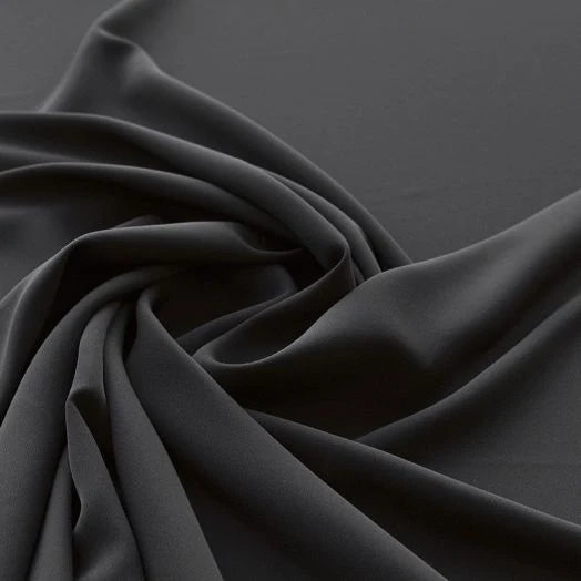 3 Metres Soft Touch Lycra Stretch Fabric (58 Inches) - Plain Black