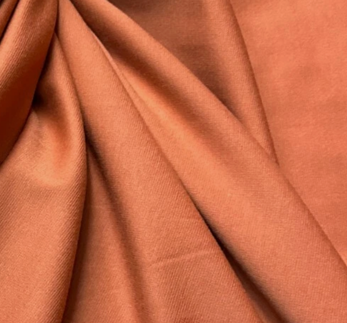 3 Metres Ponte Roma Double Jersey Fabric (58 Inches) - Plain Rust