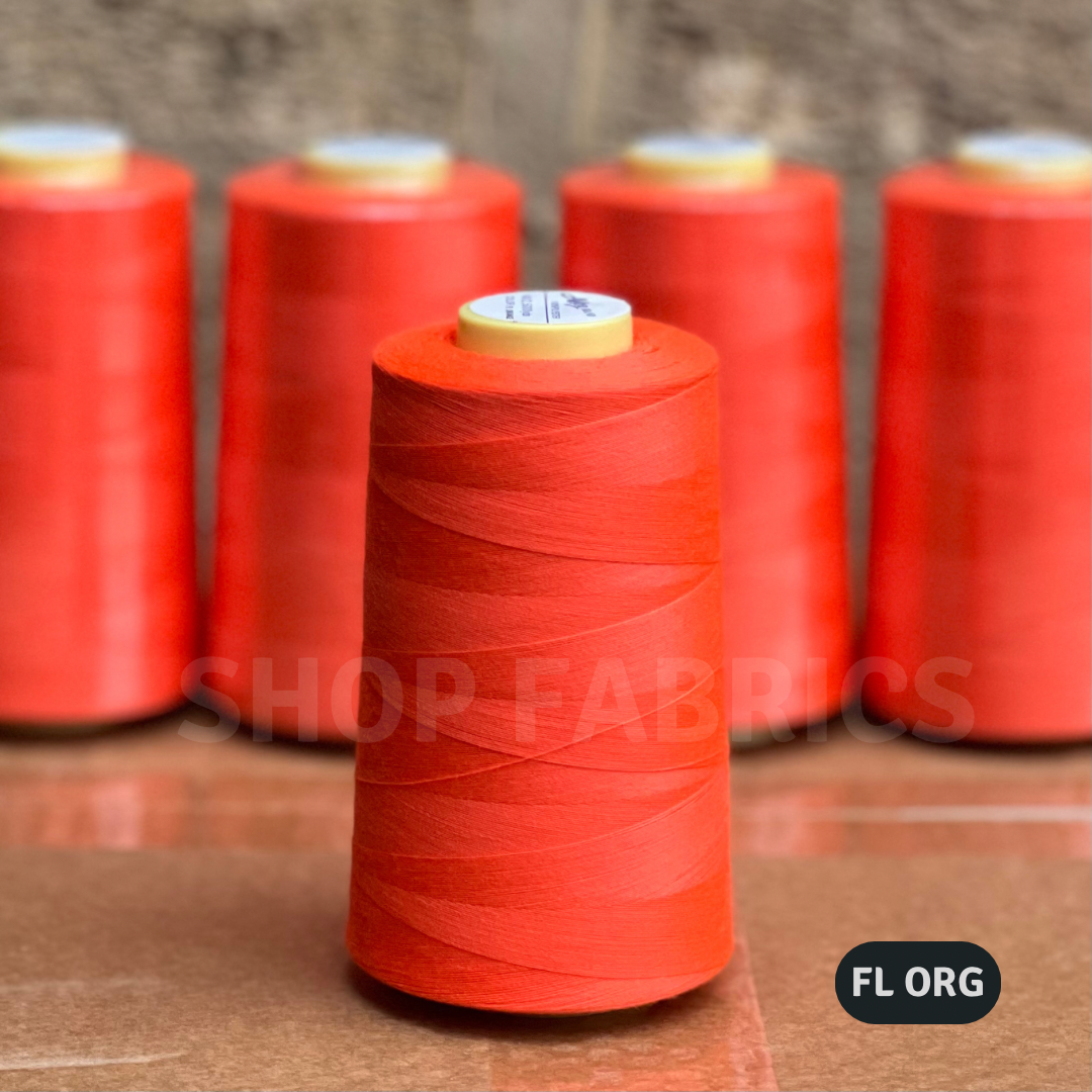 4 overlock thread cones 5000 yards 120s spun polyester colour 2375