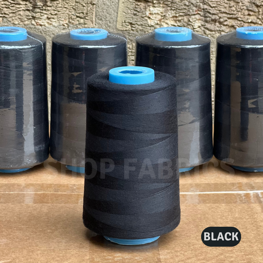 4 overlock thread cones 5000 yards 120s spun polyester colour 798