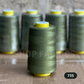 Overlocking thread 5000 yard cones, Olive Green (#735), pack of 4