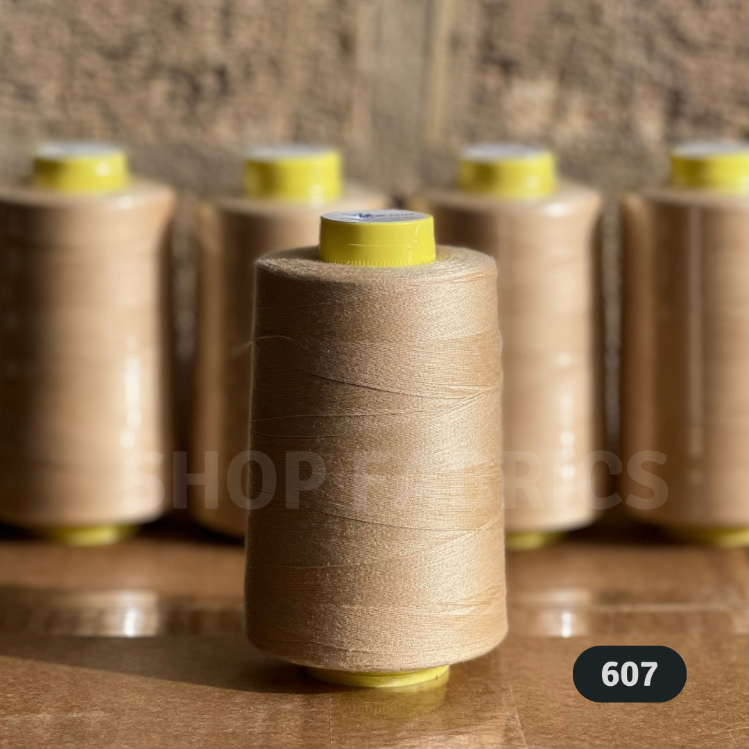 4 overlock thread cones 5000 yards 120s spun polyester colour 482
