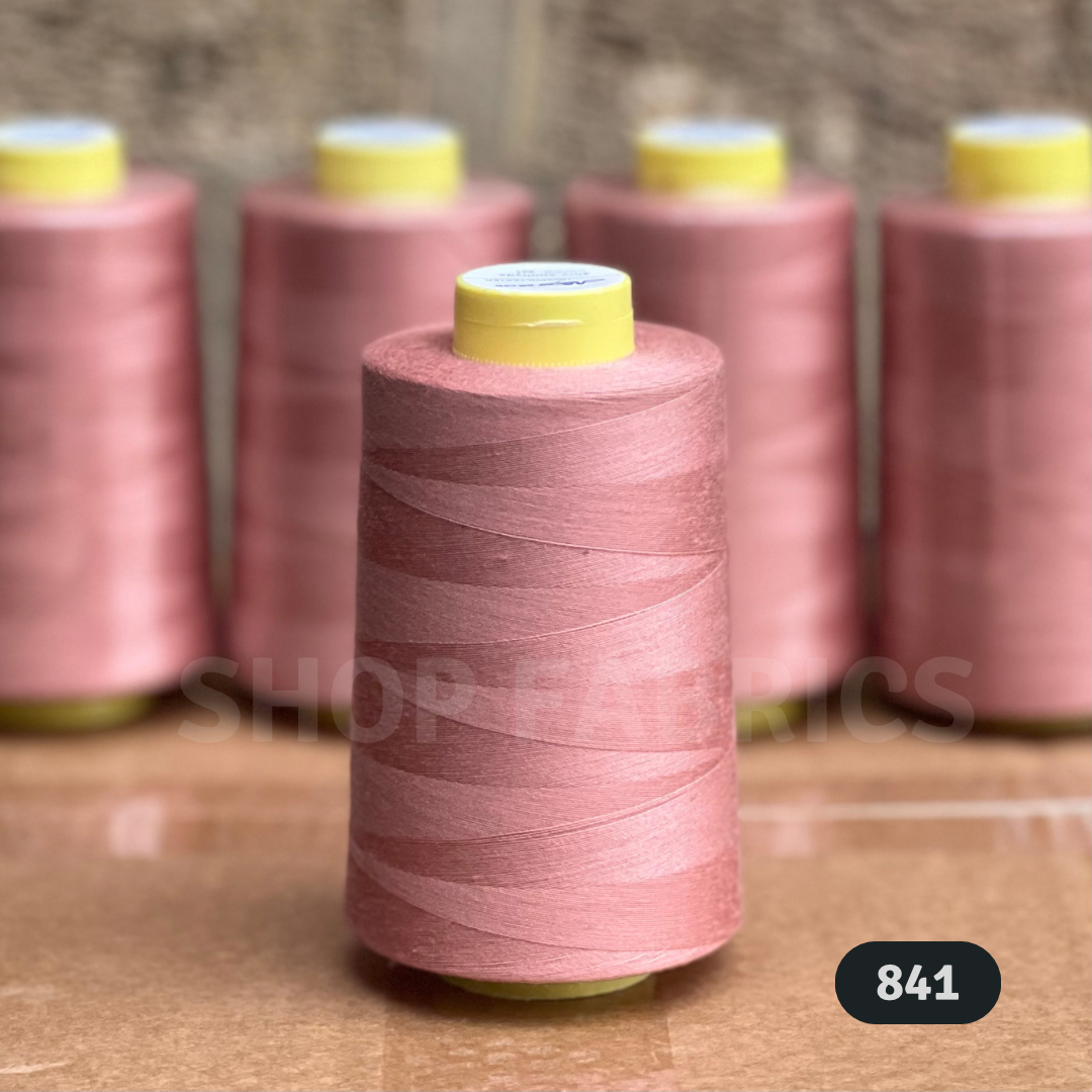 4 overlock thread cones 5000 yards 120s spun polyester colour 2374