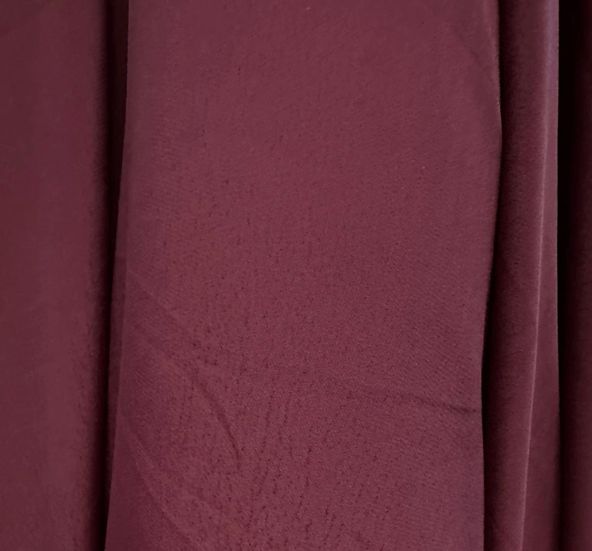 3 metres plain dark purple woven crepe de chine fabric 58 inches wide
