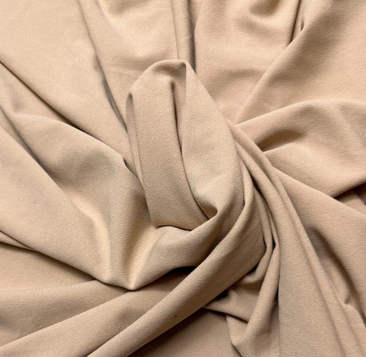 3 metres plain red scuba crepe jersey stretch fabric 58 inches wide