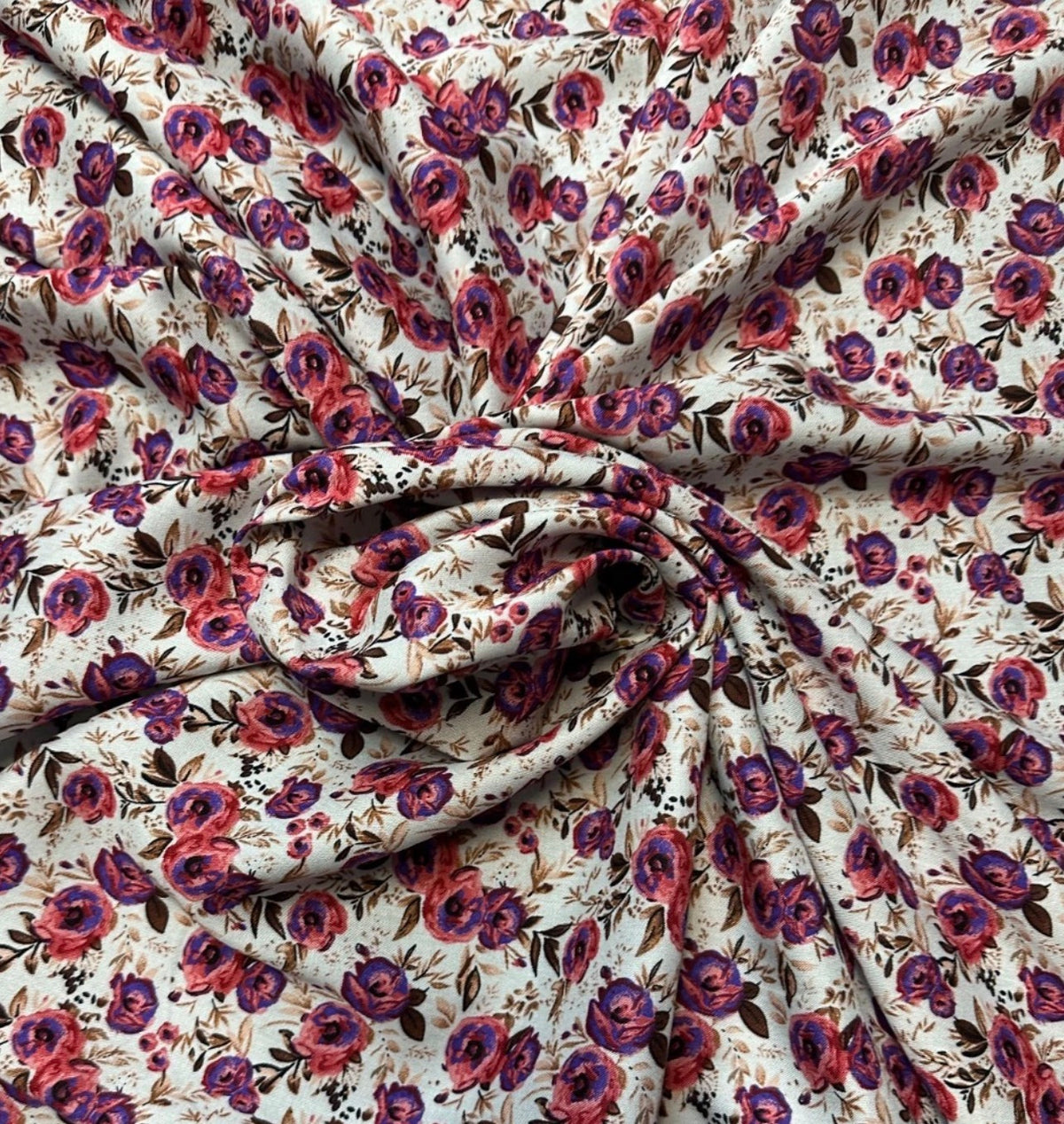 3 metres grey shapes print soft cotton viscose fabric 58 inches wide