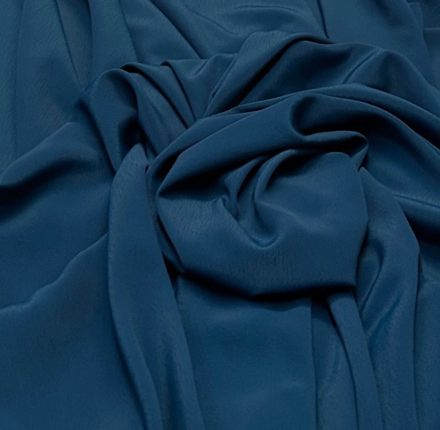 3 metres plain burgundy woven crepe de chine fabric 58 inches wide