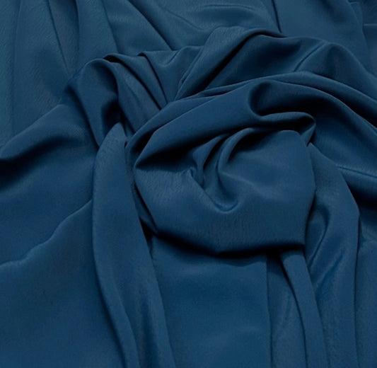 3 metres plain burgundy woven crepe de chine fabric 58 inches wide
