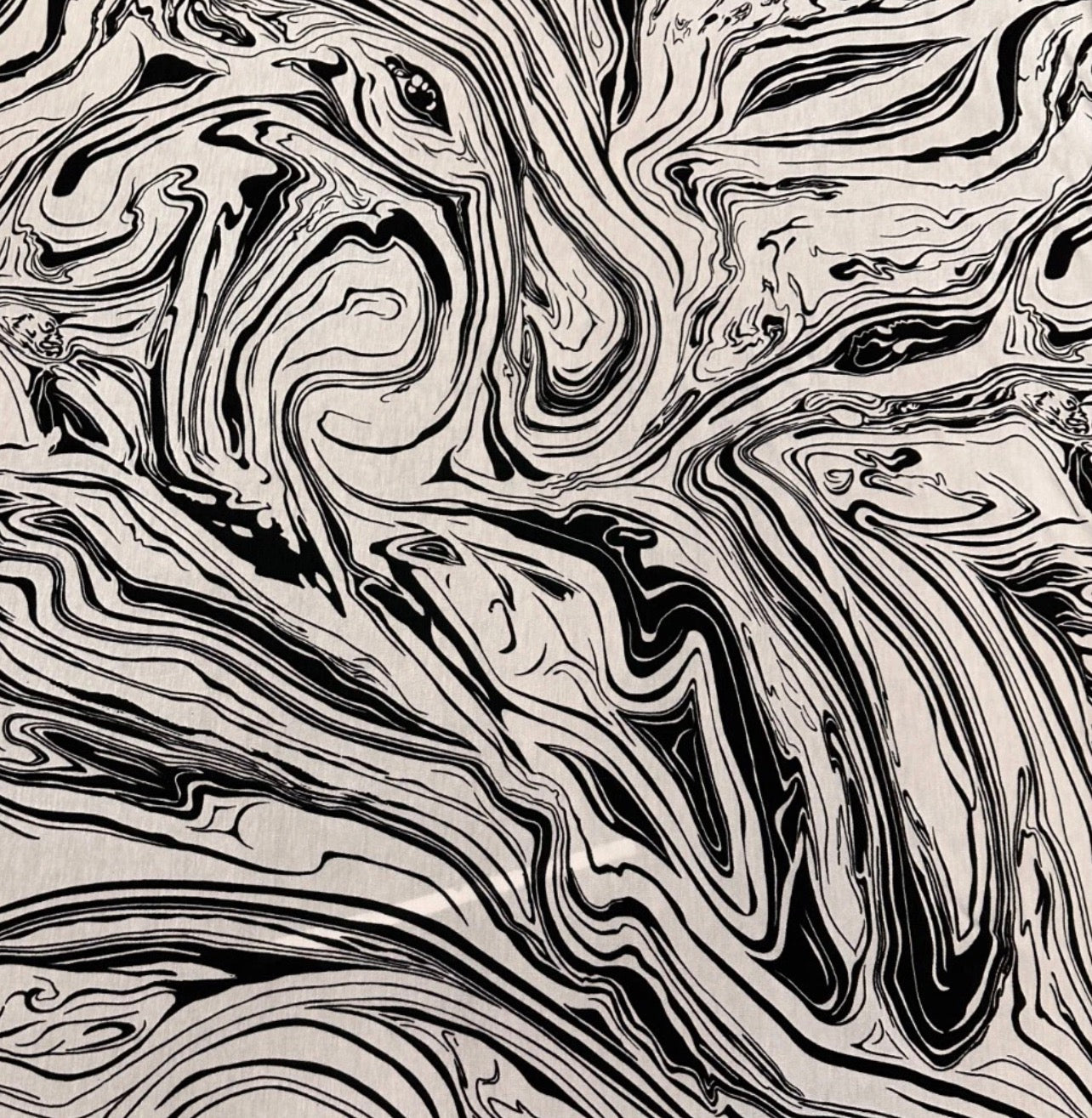 3 Metres Viscose Elastane Single Jersey Stretch Fabric (58 Inches) - Swirl Print