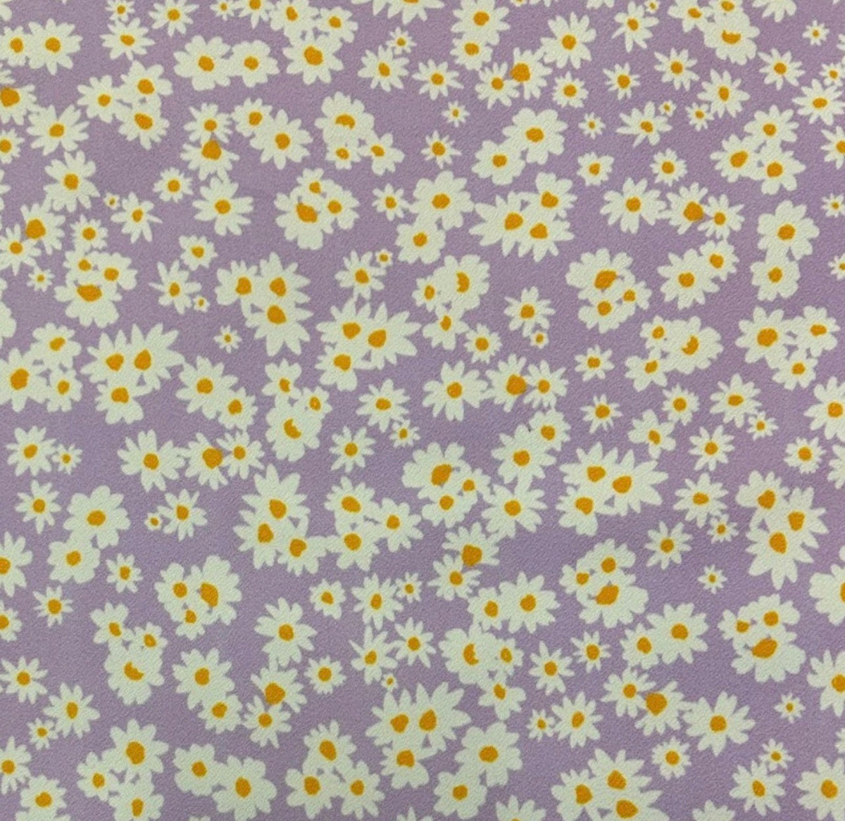 3 metres black daisy floral scuba crepe jersey fabric 58 inches wide