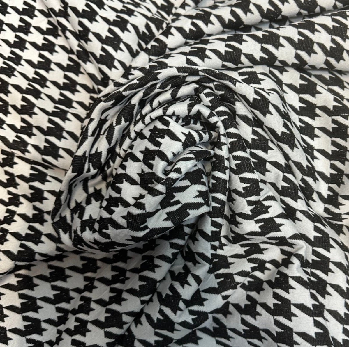 3 metres blue black animal print double knit jersey jacquard fabric 58 inches wide