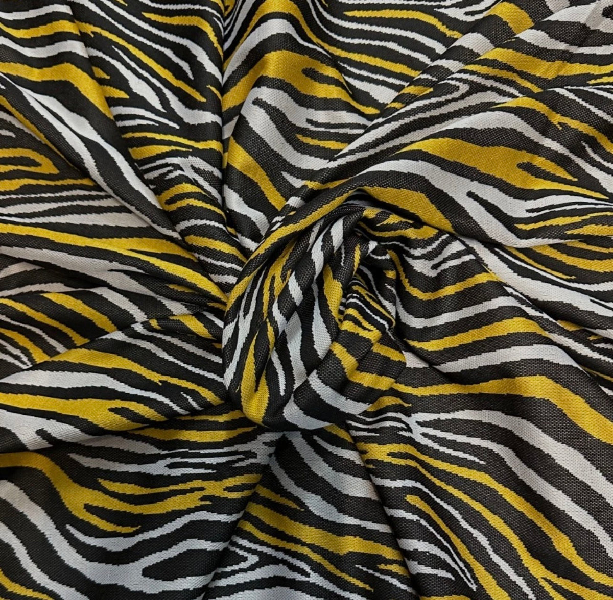 3 metres paisley multi colour scuba crepe jersey fabric 58 inches wide